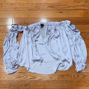 Forever 21+ Lavender Off-Shoulder Blouse - Size 1X